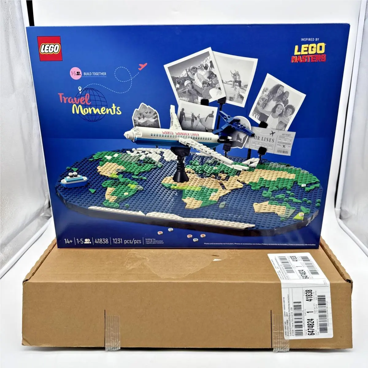 Lego Exclusives Travel Moments 41838 Building Kit 1231 Pcs Masters Plane Photos