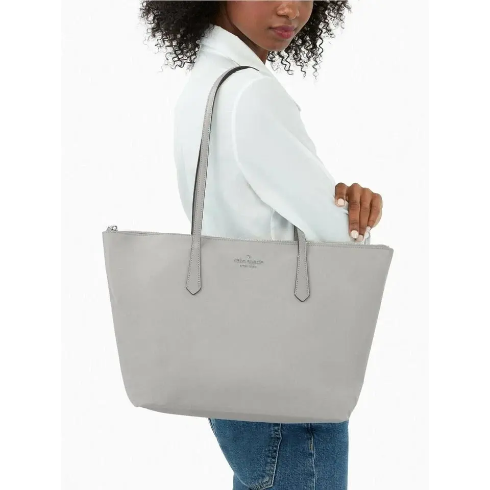Kitt Large Tote Nimbus Grey K6031 Retail by Kate Spade