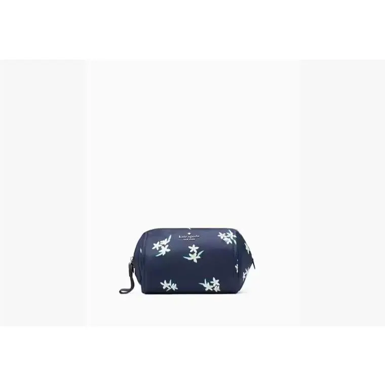 New Kate Spade NY Chelsea Orange Blossom Medium Cosmetic Bag