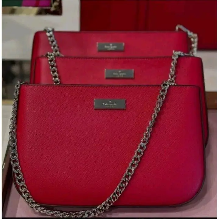 Kate Spade KI989 Kenzie Limited Edition Lilly Pochette Perfect Cherry