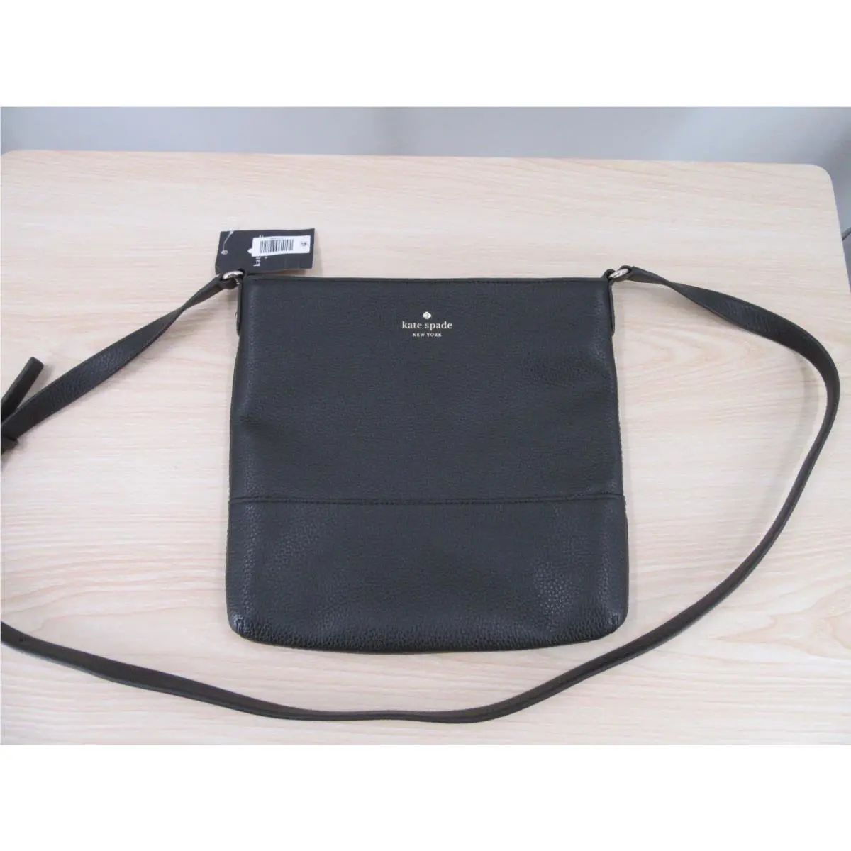 Kate Spade Black Pebbled Leather Purse Handbag