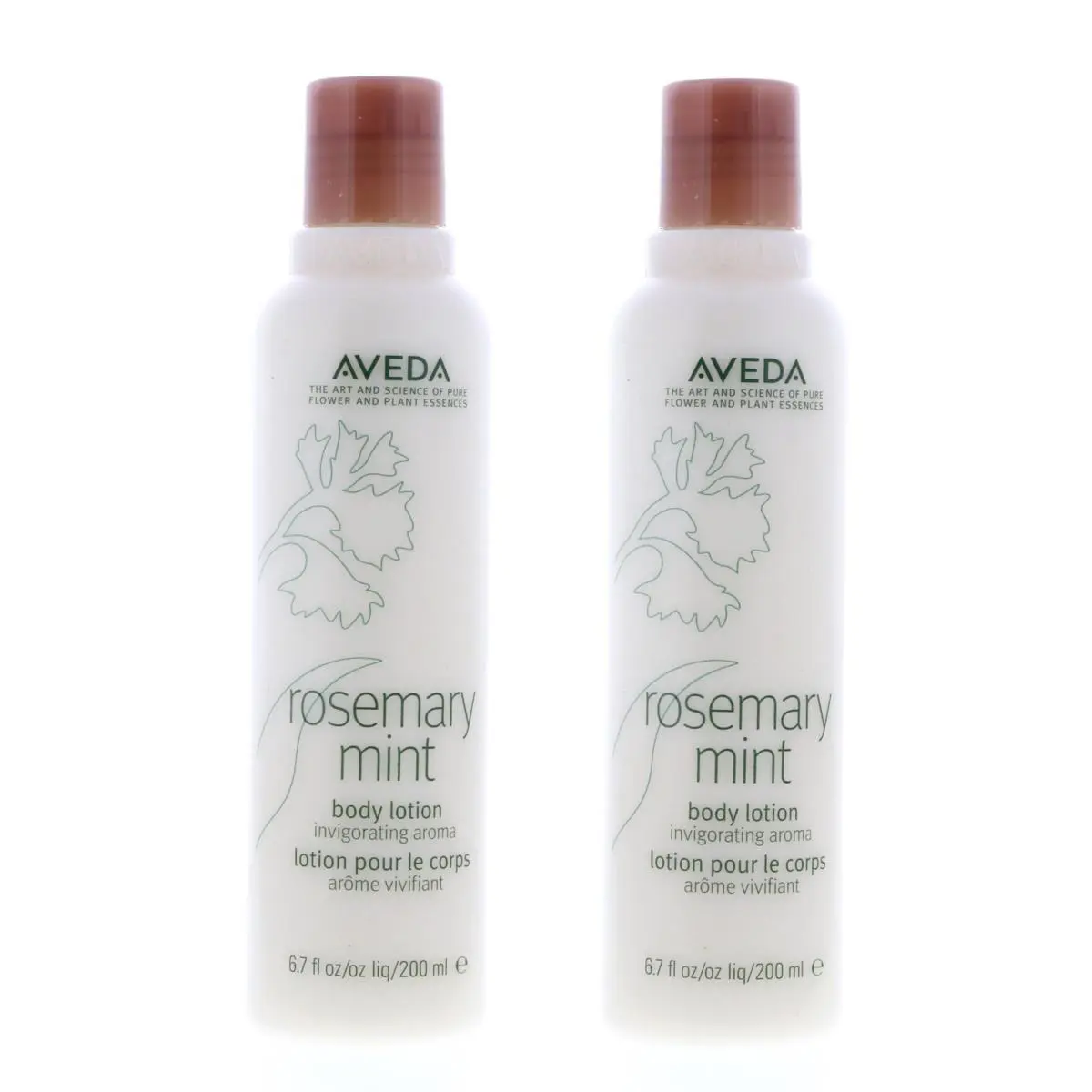 Aveda Rosemary Mint Body Lotion 6.7 oz 2 Pack
