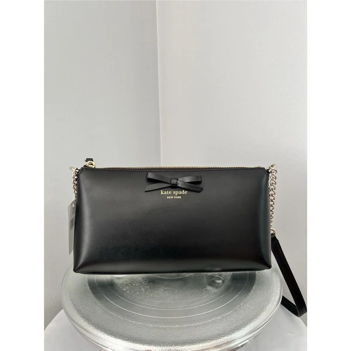 Kate Spade Sawyer Street Declan Leather Shoulder Crossbody Bag Purse Black