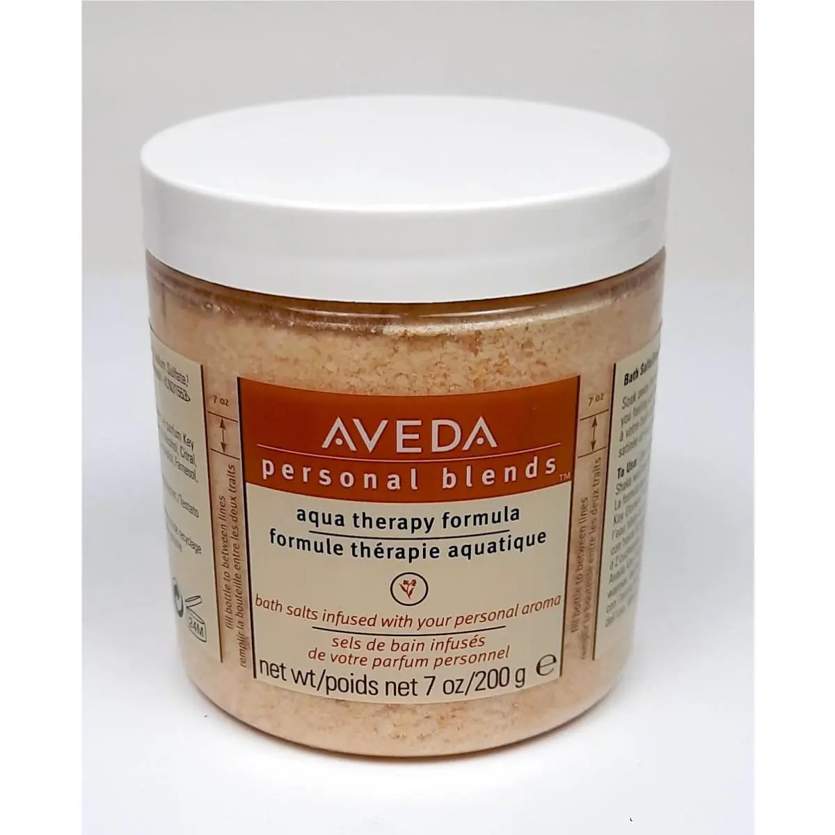 Aveda Personal Blends Aqua Therapy Formula Bath Salts 7 Oz. Rare Retired