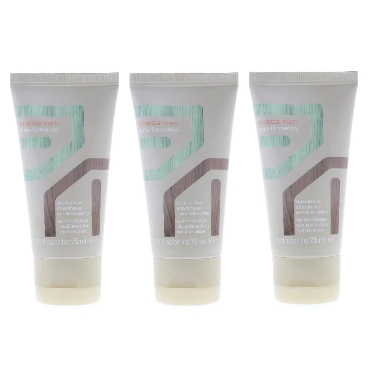 Aveda Men Pure-formance Dual Action Aftershave Cream 2.5 oz 3 Pack