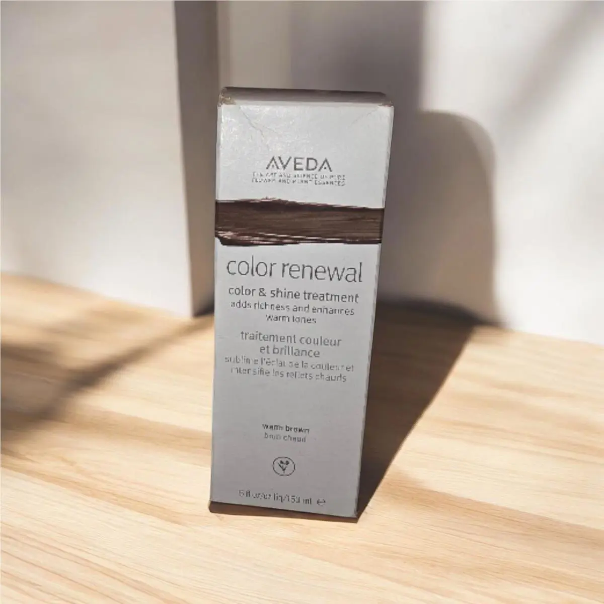 Aveda Color Renewal Color Shine Treatment Warm Brown 5 oz Rare