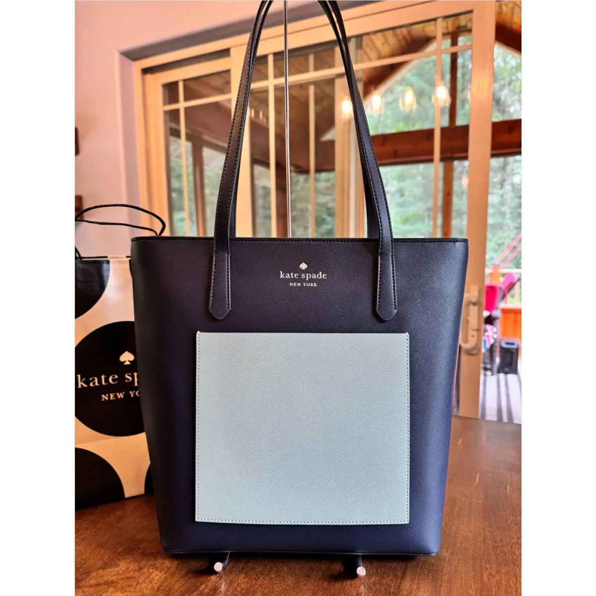 Kate Spade New York Daily Large Tote Blazer Blue Retail