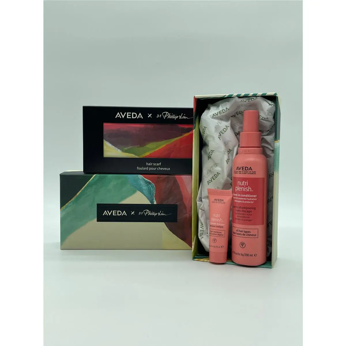 Aveda Nutriplenish Light Moisture Treatment Duo Hair Scarf Phillip Lim Gift Box