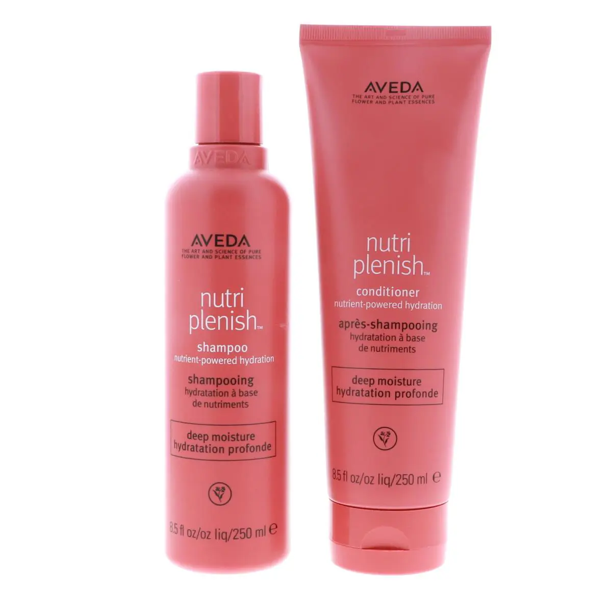 Nutriplenish Deep Moisture Conditioner Shampoo 8.5oz Set by Aveda