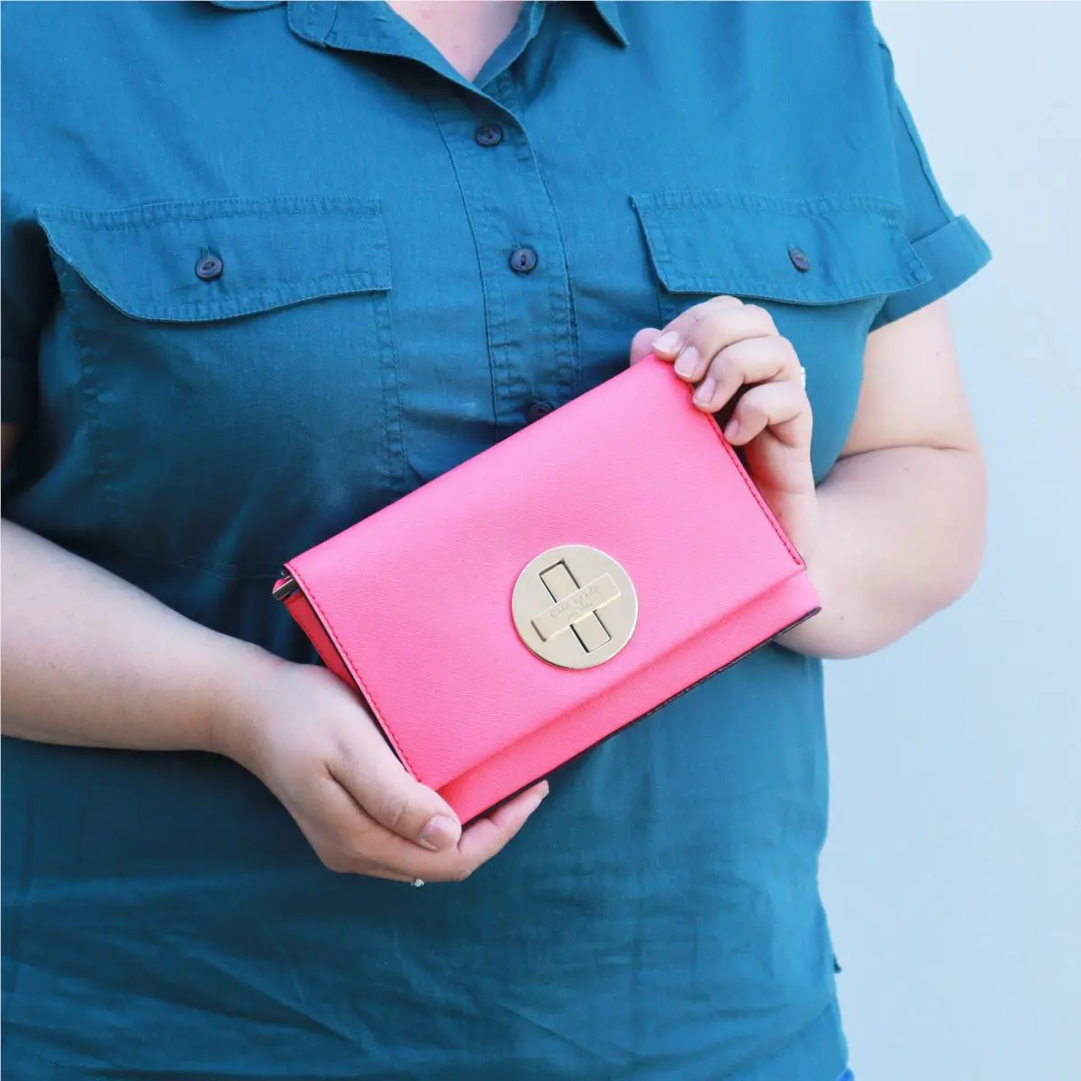 Kate Spade Sally Crossbody Shoulder Bag Bazooka Pink