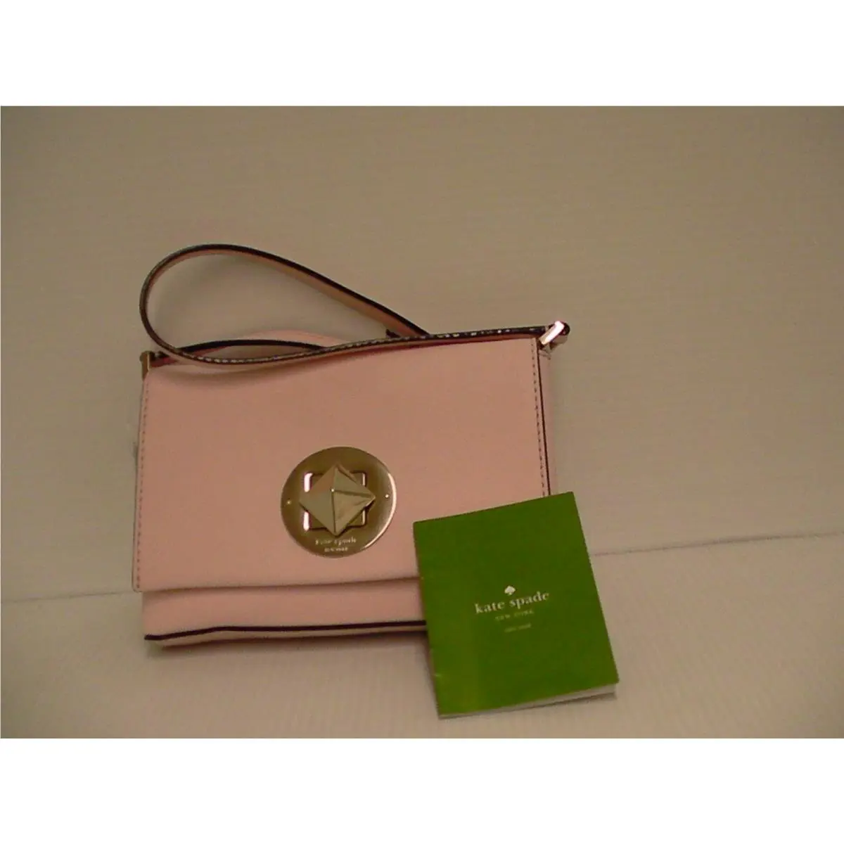 Womens Kate Spade Cross Body Small Bag Sally Pink Saffiano Leather