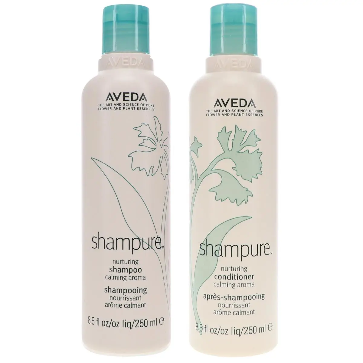 Shampure Nurturing Shampoo 8.5 oz Conditioner 8.5 oz Combo Pack by Aveda
