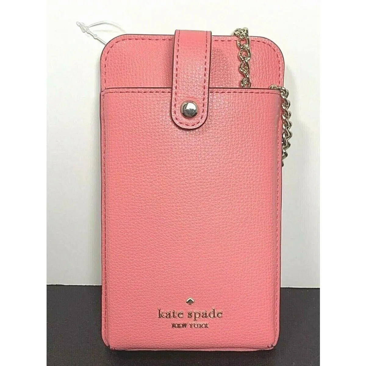 Kate Spade Remi Refined Grain Leather North South Tab Phone Crossbody New