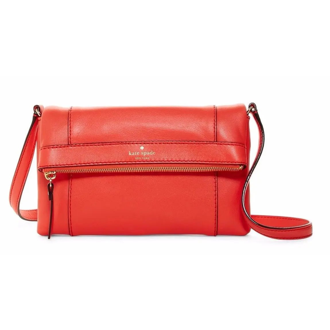 Kate Spade Freemont Place Julian Red Leather Purse Crossbody Bag 38402