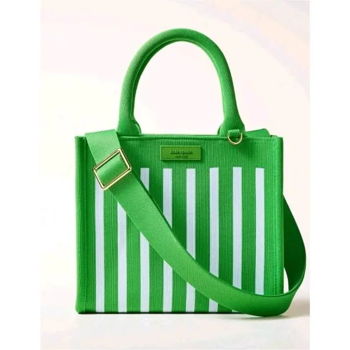 Kate Spade New York X Target Stripe Knit Crossbody Bag Green/blue