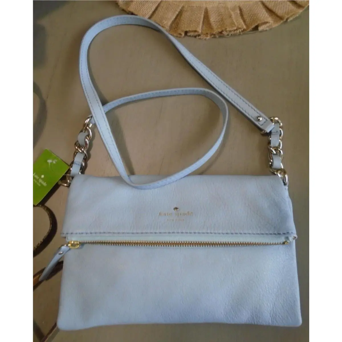 Kate Spade Cobble Hill Wedgewood Blue Crossbody Leather Bag