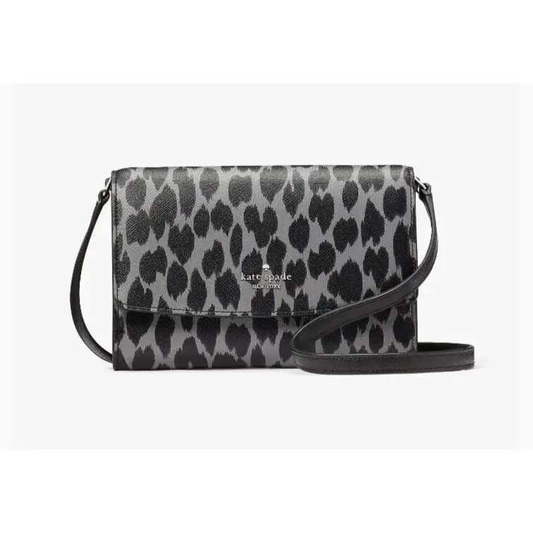 Kate Spade Perry Leather Crossbody Spotted Animal Print