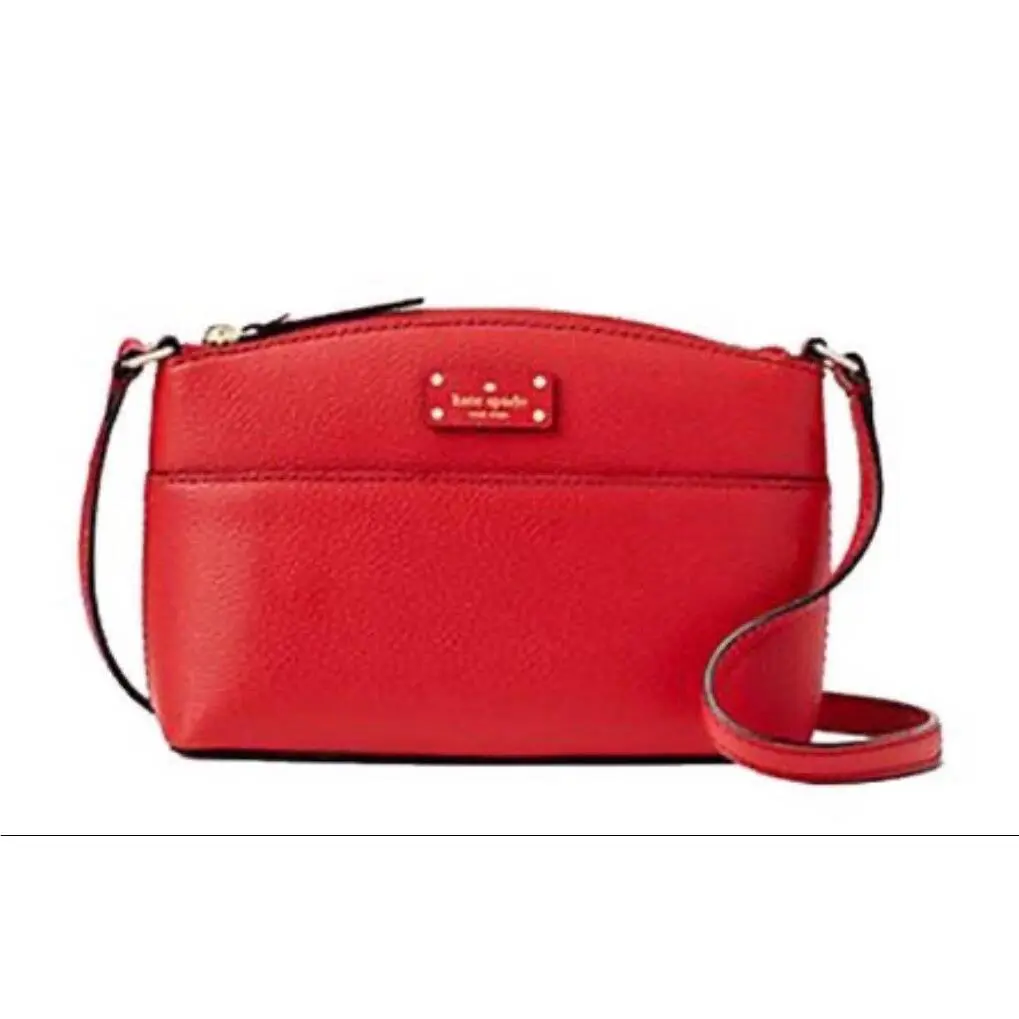 Kate Spade Millie Grove Street Crossbody Leather Handbag Red Carpet Reduced