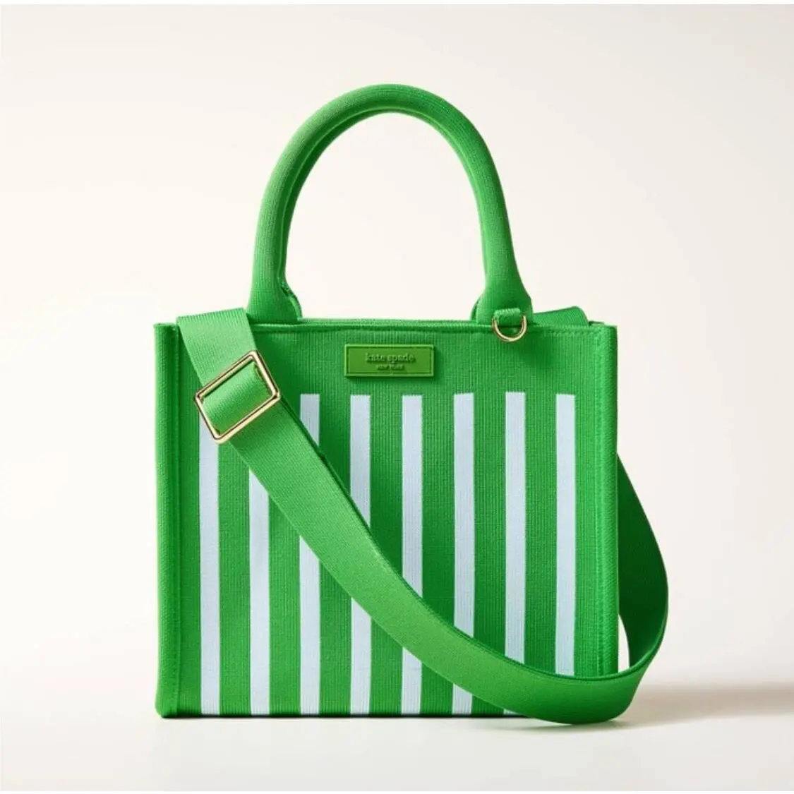 Kate Spade New York X Target Stripe Knit Crossbody Bag Green/blue