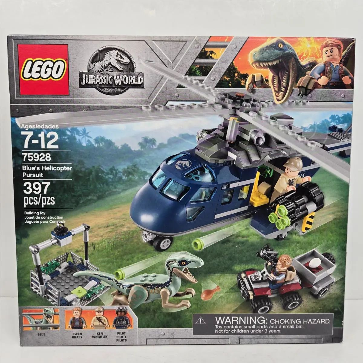 Lego 75928 Blue`s Helicopter Pursuit Jurassic World 2018
