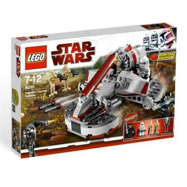 Lego Star Wars: Republic Swamp Speeder 8091 Nisb Limited Edition