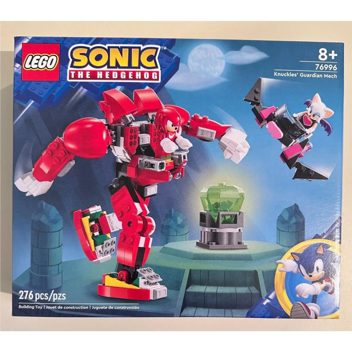 Lego Sonic The Hedgehog Knuckles’ Guardian Mech 76996 Toy Set Gift