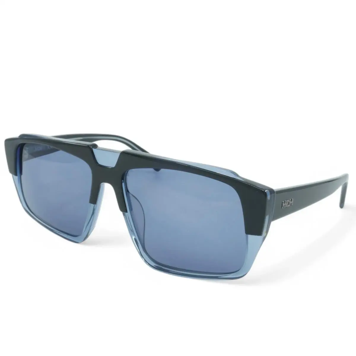 Mcm 693S 418 Blue Sunglasses with Blue Lenses Mcm Case by MCM