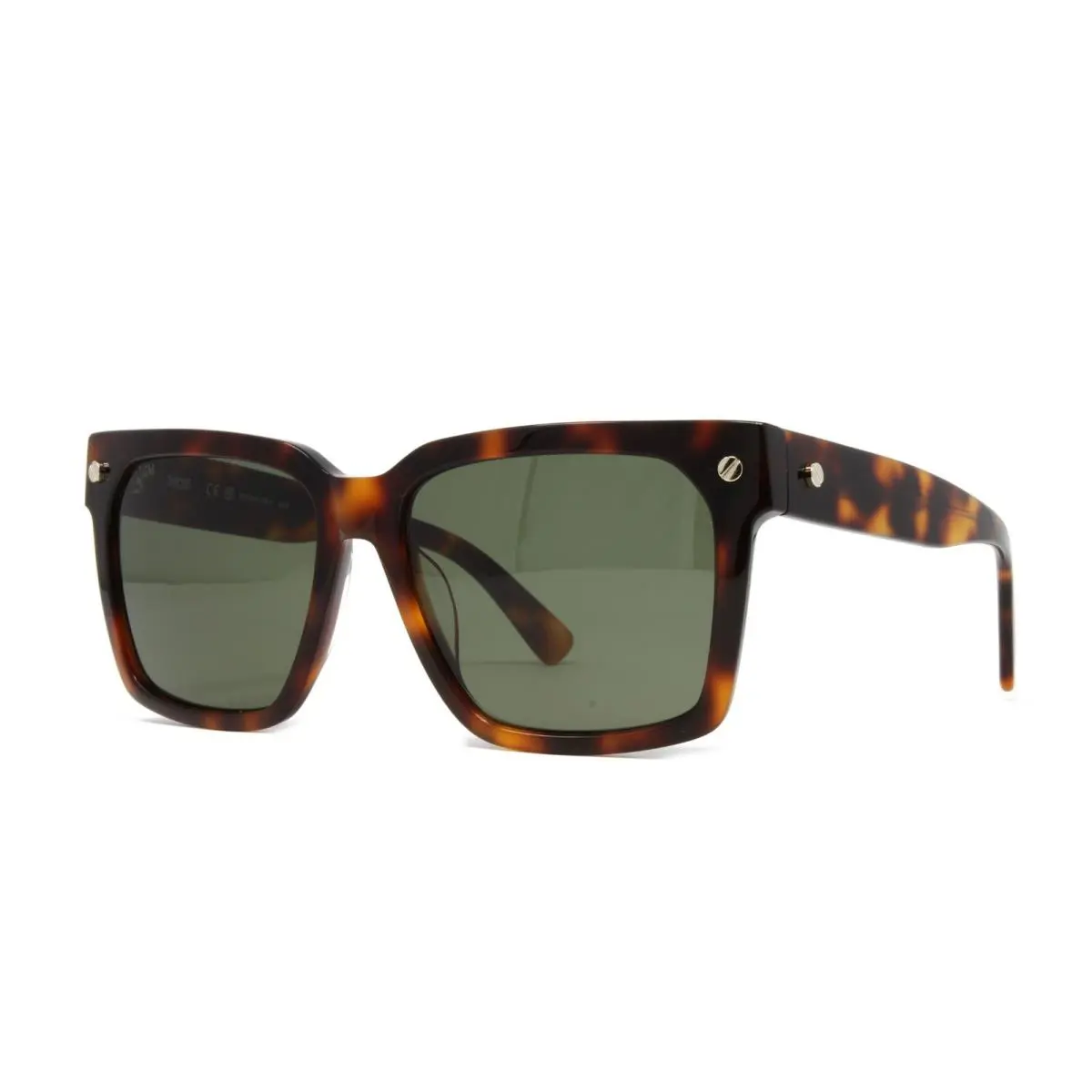 Mcm Women`s Sunglasses 635S 214 Havana 57mm Green Lens by MCM