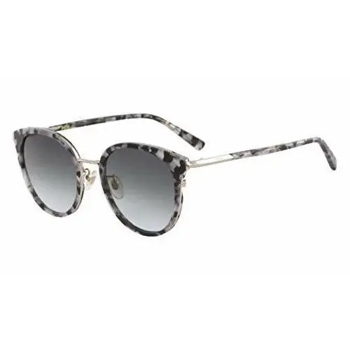 Mcm 676SA 033 Round Grey Marble Sunglasses with Grey Gradient Lenses