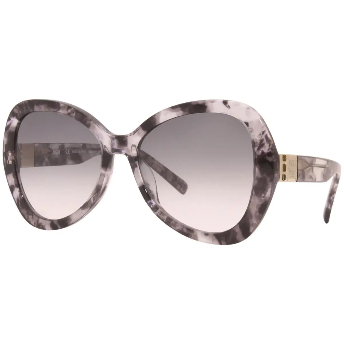 Mcm 695S 031 Sunglasses Women`s Grey Havana/grey Lenses Fashion Round 54mm by MCM
