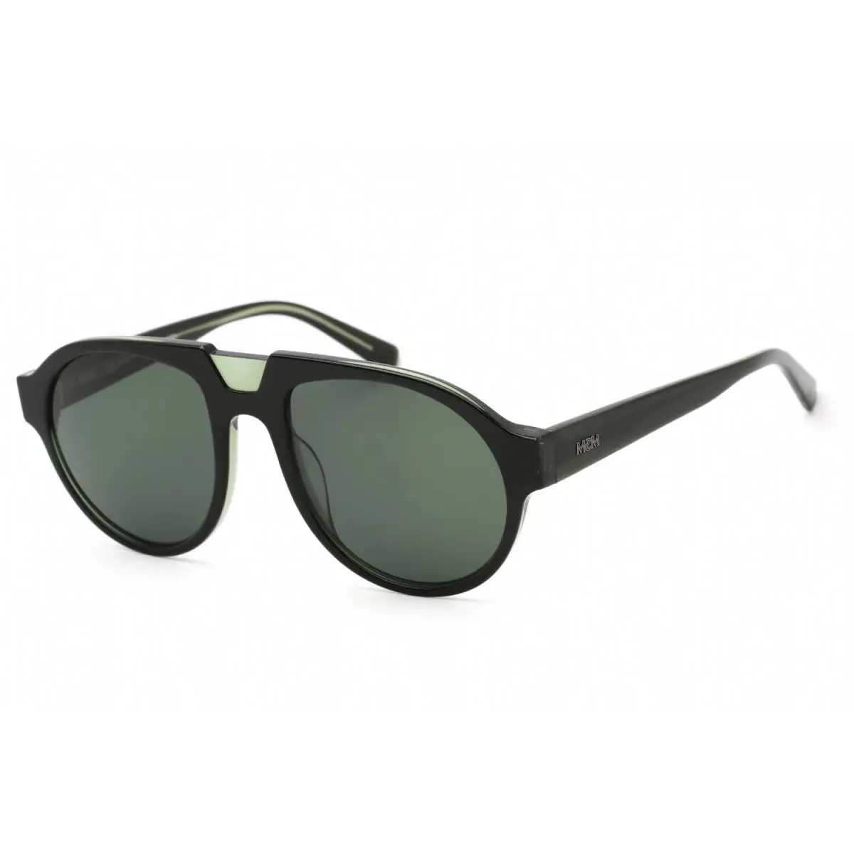 Mcm 692S 315 Crystal Dark Green Sunglasses with Green Lenses