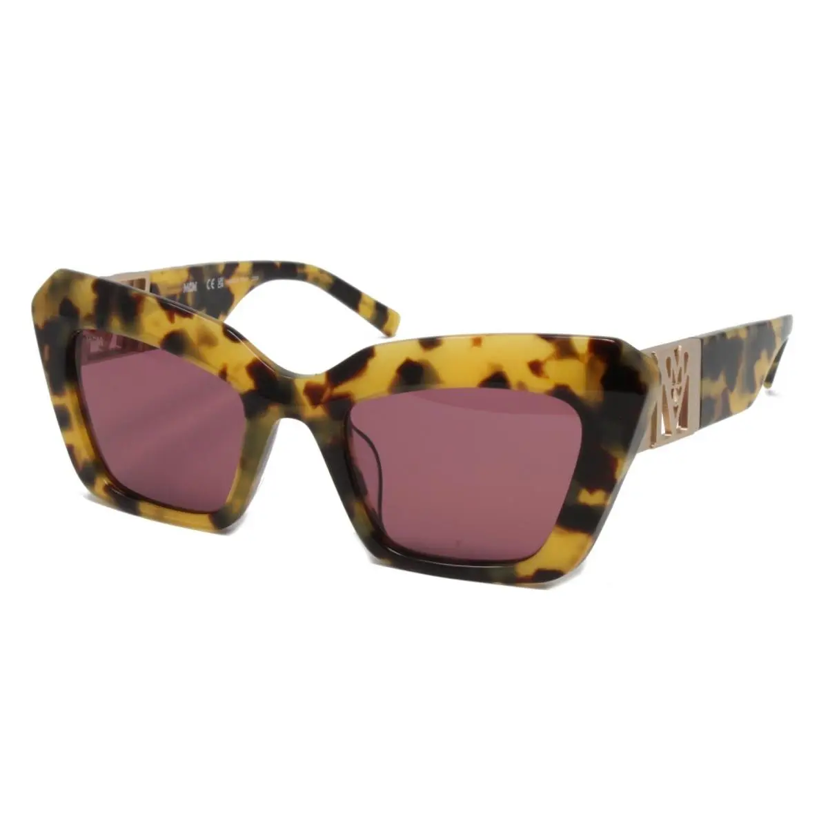 Mcm Women`s Sunglasses MCM731SLB 244 Tokyo Tortoise 49mm Red Lens Cat Eye