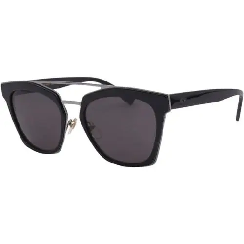 MCM-649S 001 Black Sunglasses with Grey Lenses