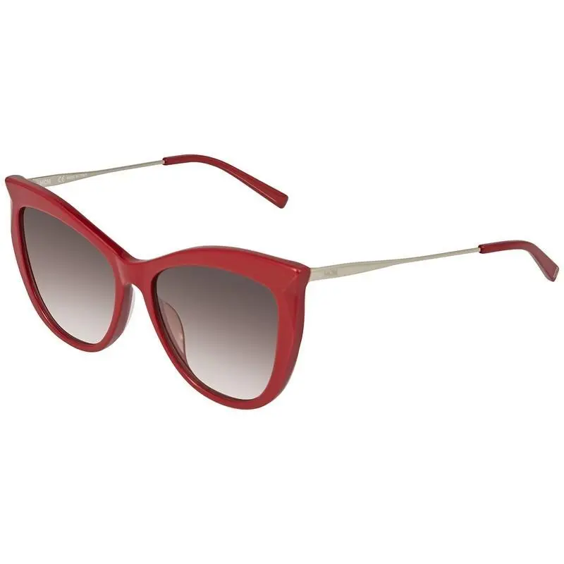 Mcm 689S 520 Cyclamen Gold Cat Eye Sunglasses with Gradient Brown Lenses