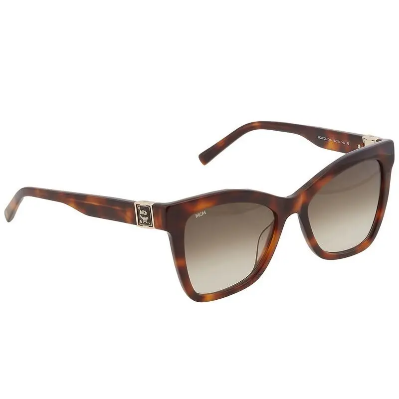 Mcm 712S 215 Tortoise Sunglasses with Gradient Brown Lenses