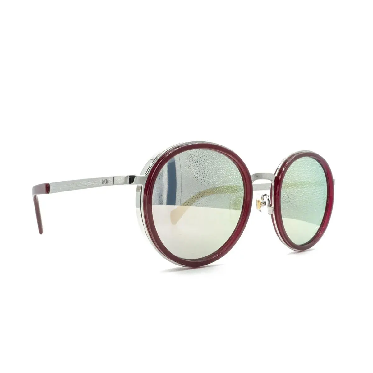 MCM round frame sunglasses (brand new) MCM MCM156S 001 Sunglasses Black/Brown Gradient Round Shape  main image 4