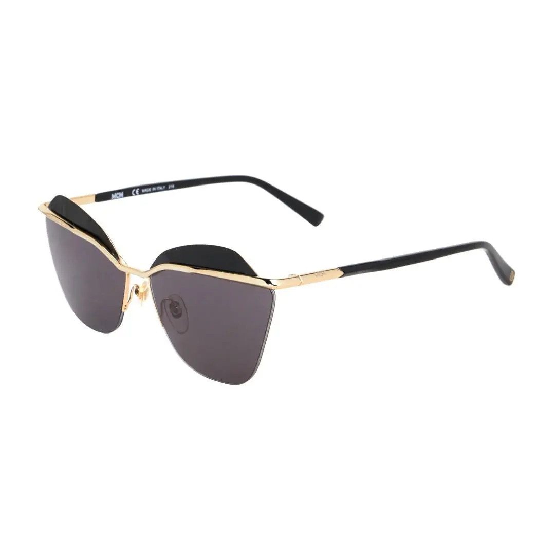 Mcm Unisex Shiny Gold Geometric Sunglasses MCM133S-738