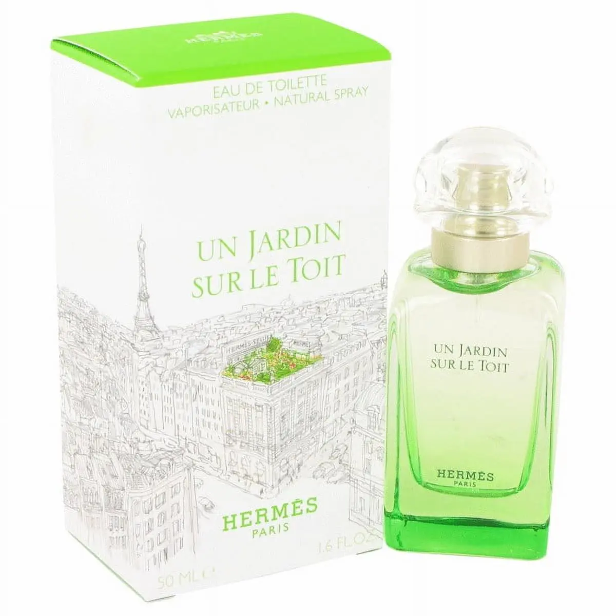 Hermes Un Jardin Sur Le Toit Eau De Toilette Spray Perfume For Women 1.7 Oz