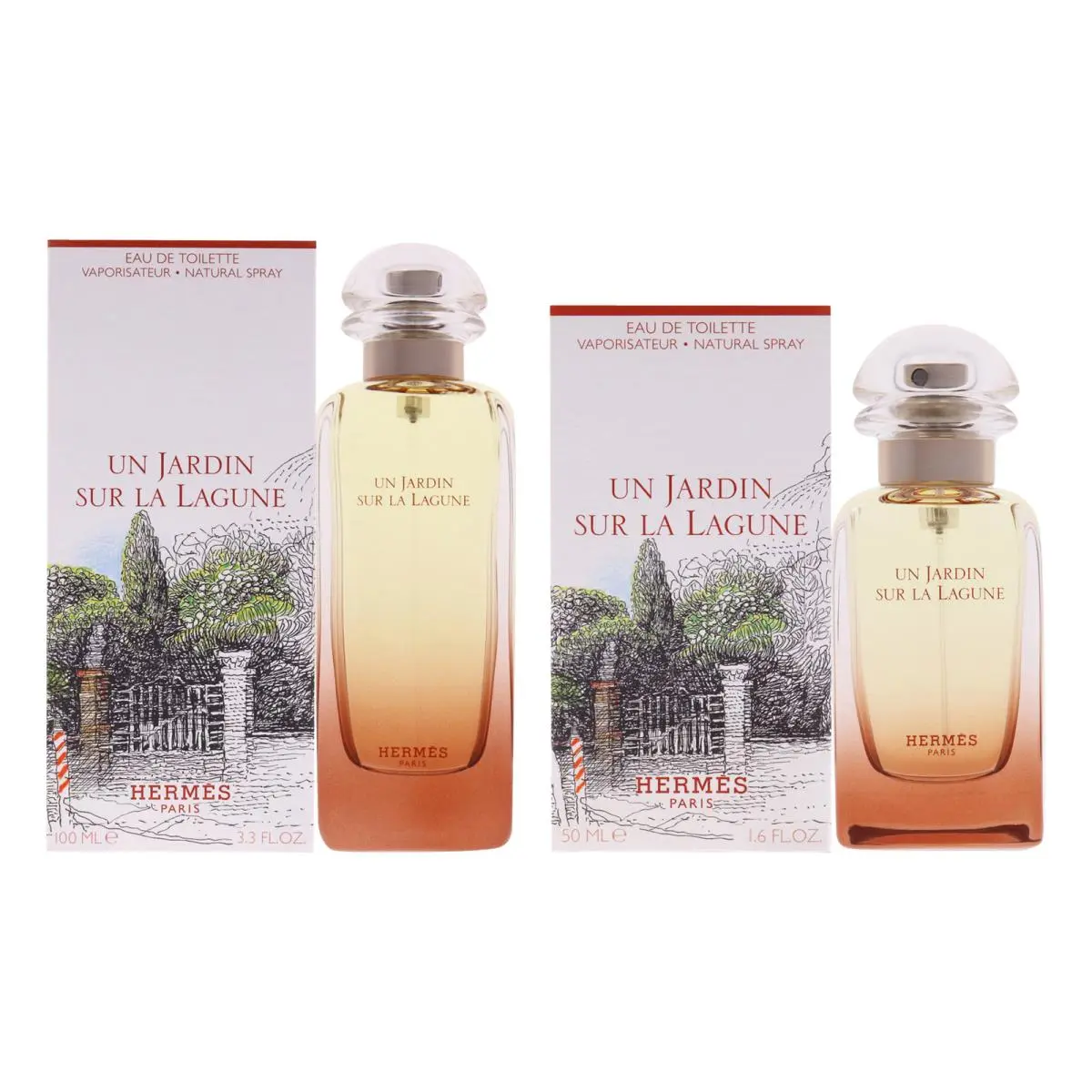 Un Jardin Sur La Lagune Kit by Hermes For Unisex - 2 Pc Kit