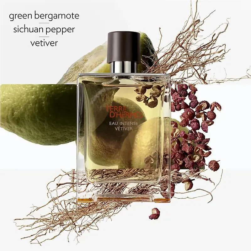 Hermes Paris Terre D`hermes Eau Intense Vet 6.7FL OZ Edp Spray Unsealed Box