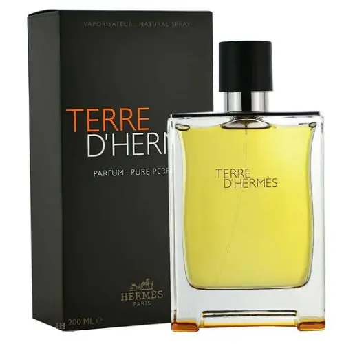 Terre D`hermes by Hermes 6.7 oz Parfum Cologne For Men