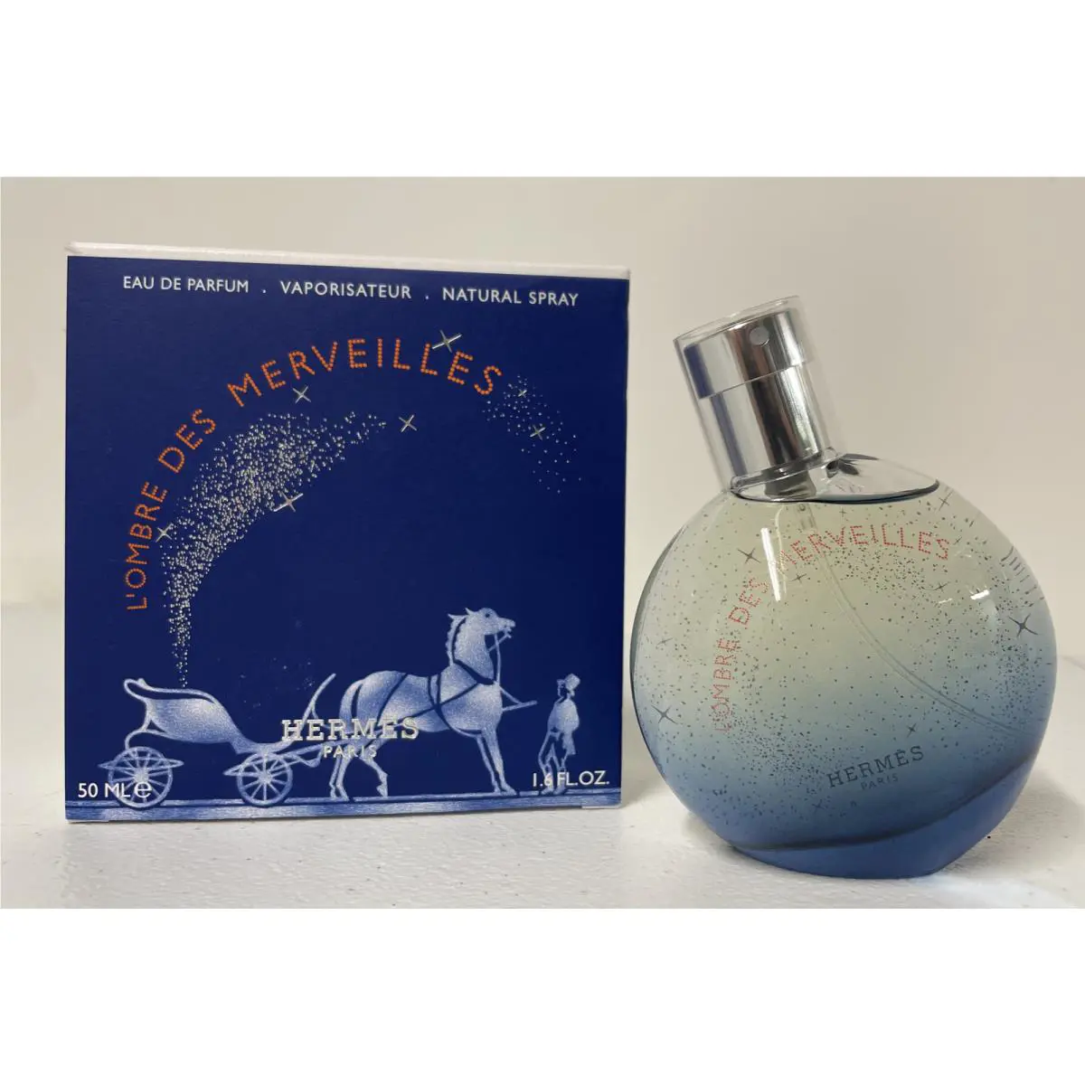 Hermes L`ombre Des Merveilles 1.6oz/50mL For Women Eau De Parfum Spray Unsealed