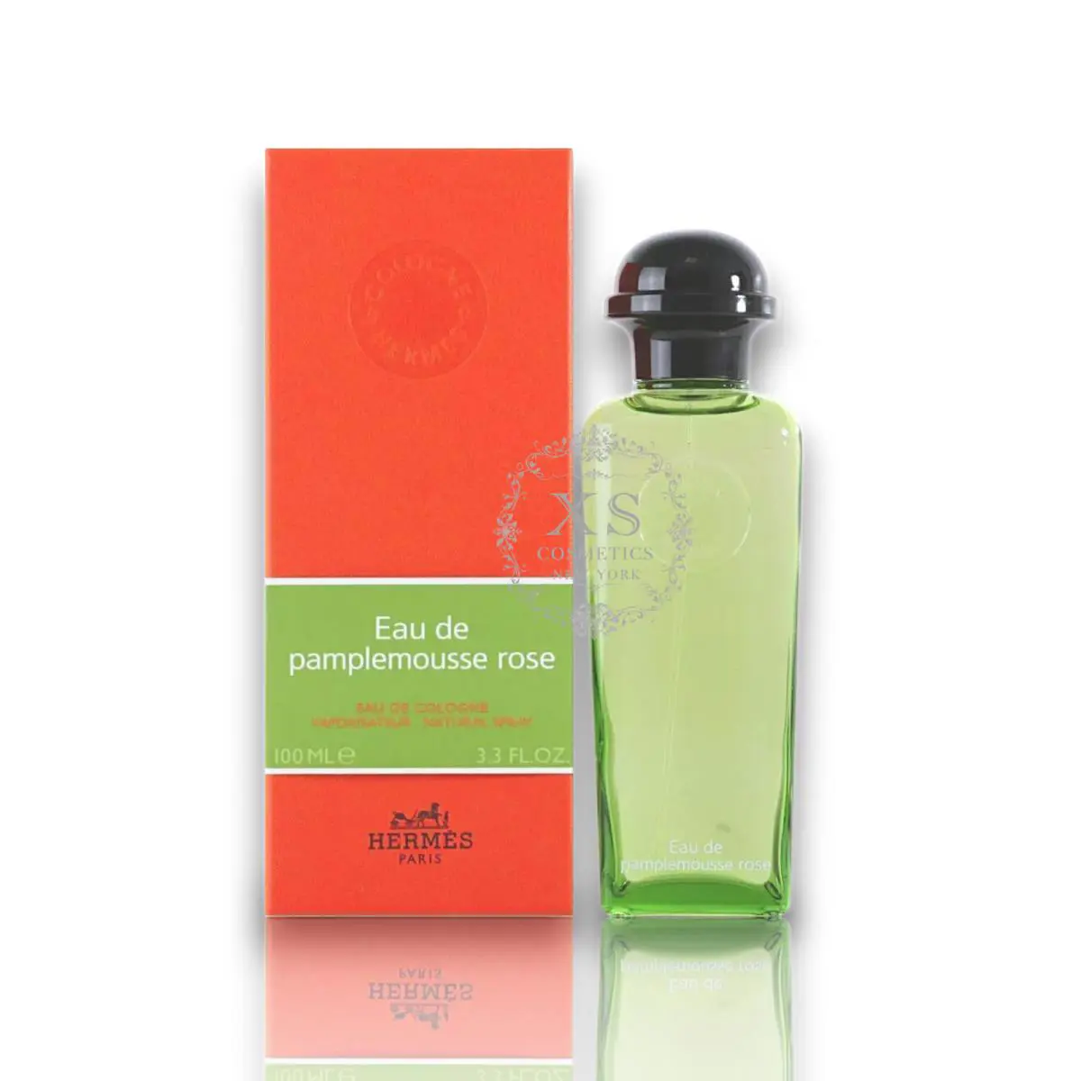 Eau de Pamplemousse Rose by Hermes For Unisex Eau de Cologne 3.4 oz Box Fran