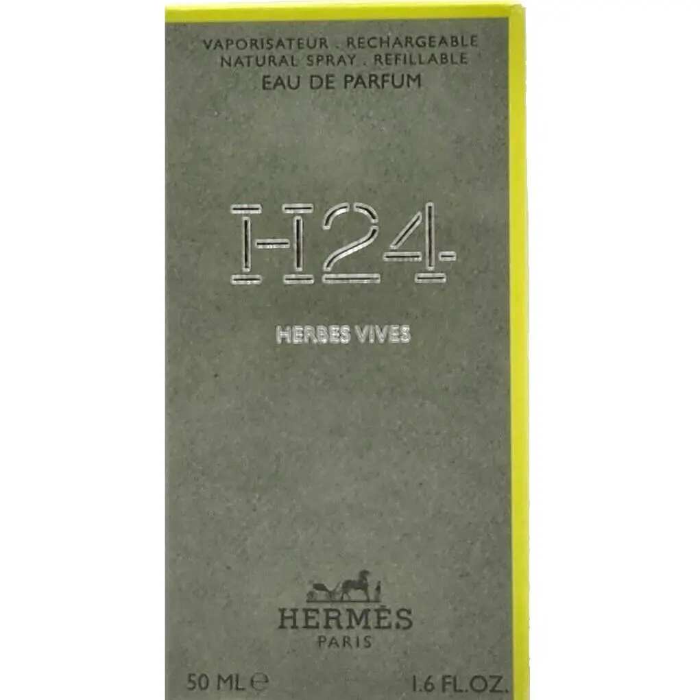 Hermes H24 Herbes Vives Eau DE Parfum Refillable Spray For Men 1.6 Oz / 50 ml