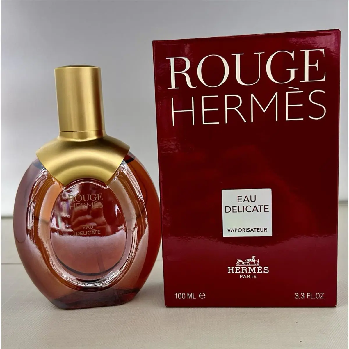 Rouge Hermes Eau Delicate Womens 3.3 OZ Eau DE Toilette Spray