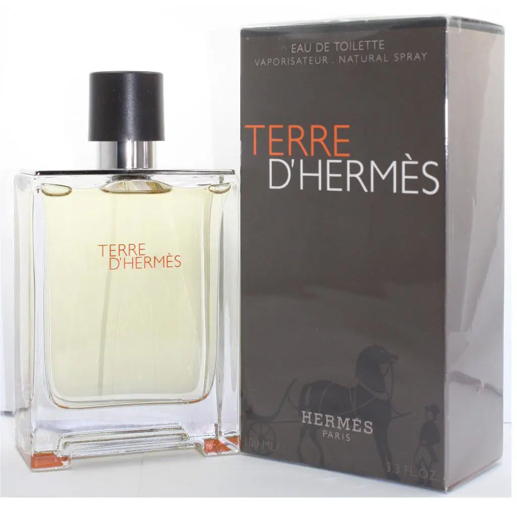 Terre D`hermes by Hermes For Men Edt 3.4oz/100ml Spray For Men