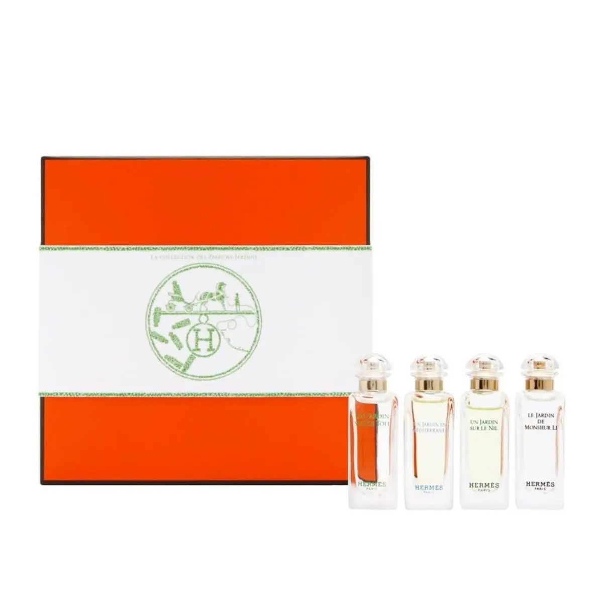Hermes La Collection Des Parfums Jardins 4 X 7.5ML Piece Set