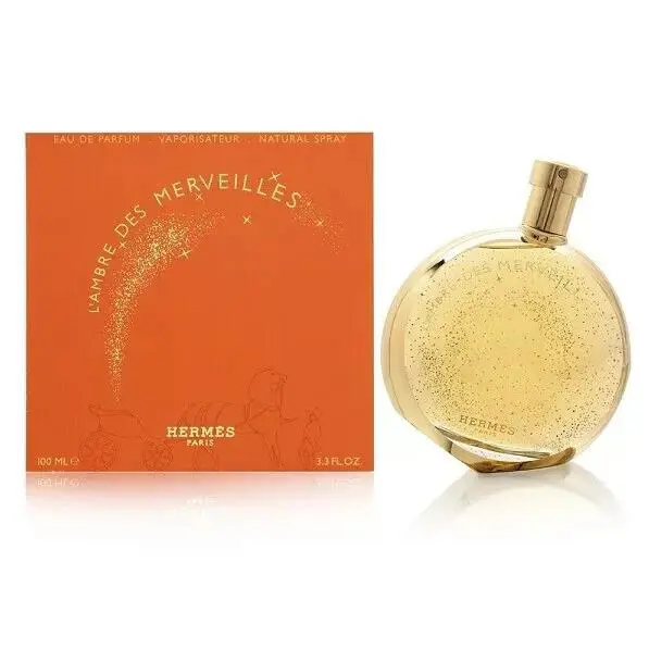 Hermes L`ambre Des Merveilles Eau DE Parfum For Women 3.3 Fl.oz