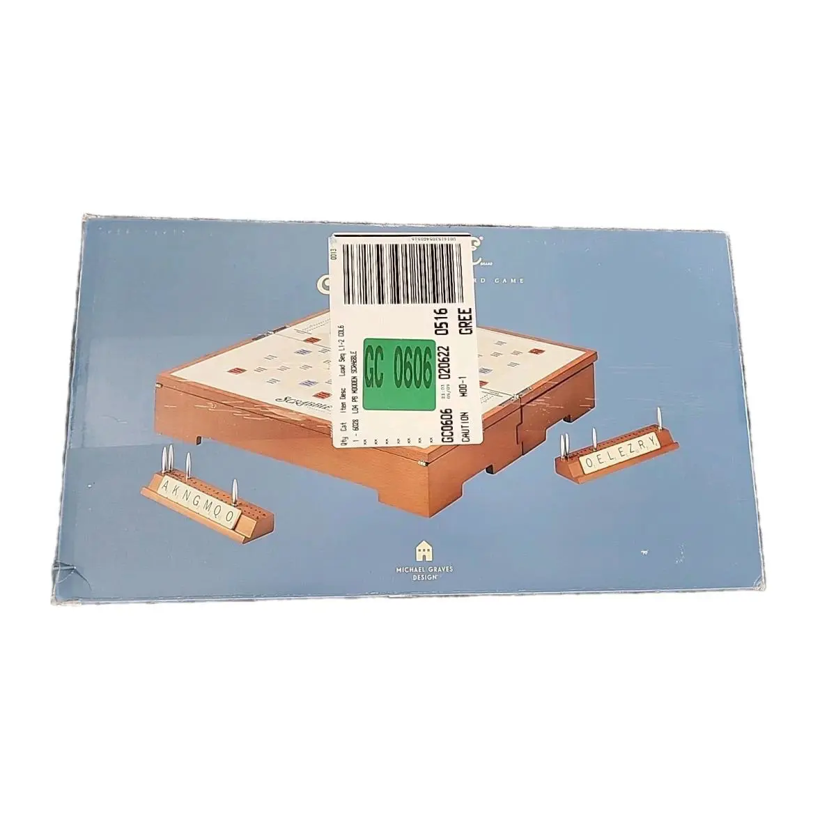 Scrabble Game Michael Graves Design Wooden Board 2 To 4 Players