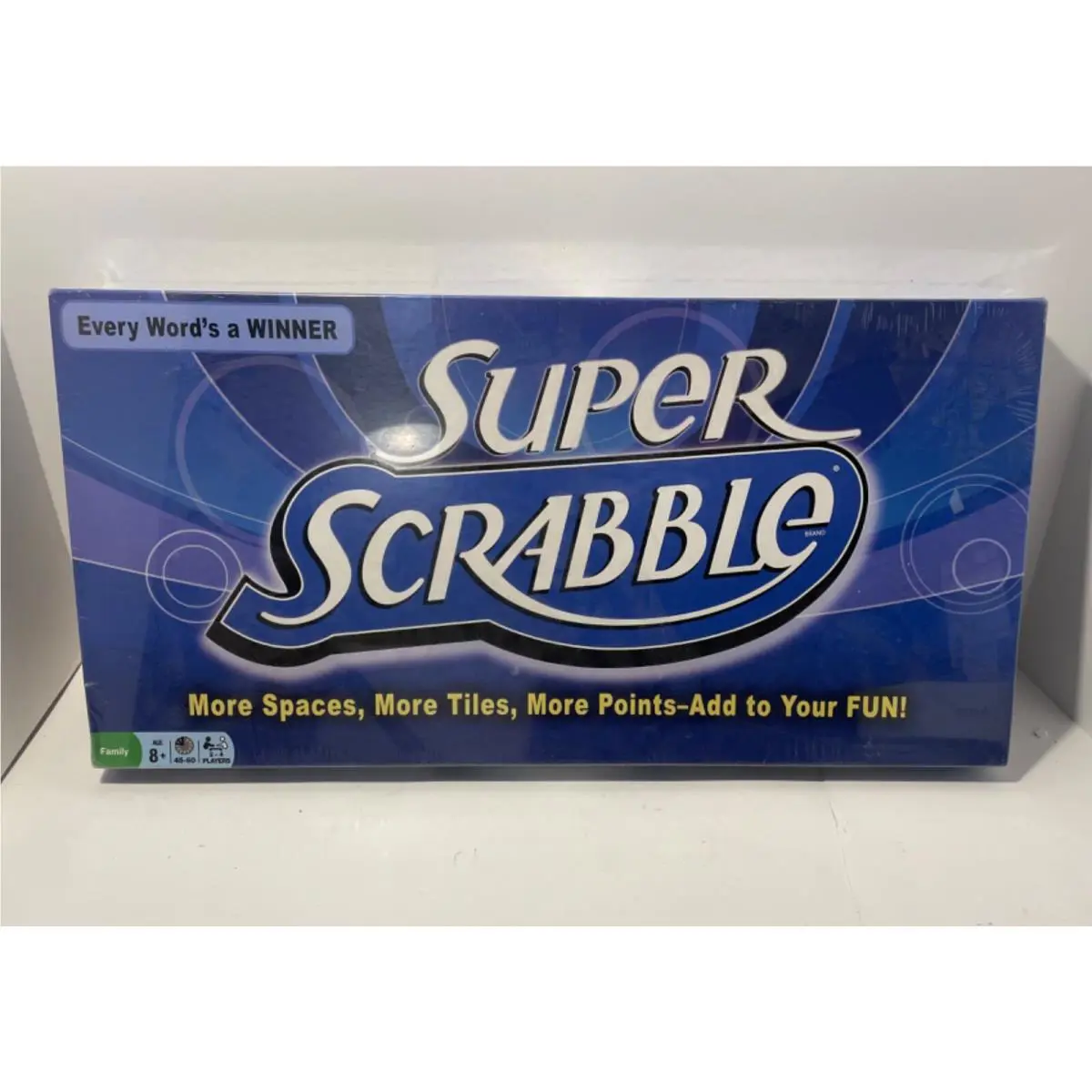 2011 Super Scrabble Board Game 200 Letter Tiles 441 Spaces